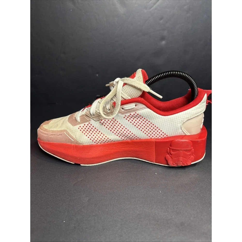 Adidas Star Wars Shoes Kids Size 4 1/2 Red/White IH4762